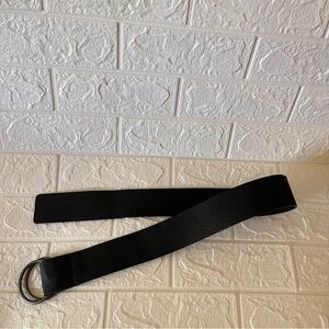 New York & Company Black Belt with Textured Finish